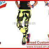 Custom Made Fashion Bright Lady Sports Pants Compression Tight for Women thumbnail-1