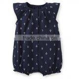 Vintage Baby Girl Clothes One Piece Rompers Printing Bodysuit for Kids thumbnail-1
