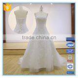 New Design Ladies Off-shoulder Slim Mermaid Tail Wedding Dress Full Dress thumbnail-1