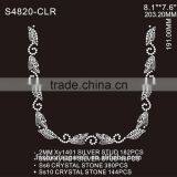 Custom Beautiful Line Rhinestone/Acrylic /Gem Stone Glitter Hot Fix Rhinestone for Clothing thumbnail-2