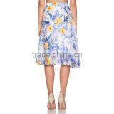 MGOO Korea Style Women Pleated Floral Summer Skirts High Waisat Fashion African Skirts 15145A408 thumbnail-6