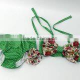 Greenery Baby Summer Seaside Floral Sling Bowknot Swimsuit for 2017 Cute Lovely Chic Wholesale thumbnail-2
