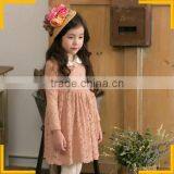 Hot Sale Korean Style Girl Lace Winter Dress Kids Party Wear Dress Kids Fashion Show Dress thumbnail-3