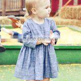 Baby Dress Pictures Classic Childrens Dresses Cap Sleeve Girls Cotton Frock Designs thumbnail-1