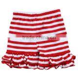 2017 Kaiyo Cotton Stripe Many Colors Child Designer Clothes Girl Ruffle Shorts thumbnail-3
