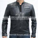 2017 Model Sheep Skin Leather Fashion Jacket thumbnail-2