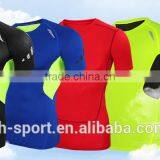 Polyester/spandex Mens Dri Fit Sports Compression t Shirt Wholesale thumbnail-3