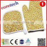Hot Sale Printed Long Double Oven Mitt Gloves Factory thumbnail-3