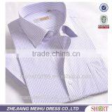 Stripe Mens Regular Fit High End Custom Casual Short Sleeve Shirt thumbnail-1