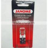 Clear View Cover Stitch Foot 795818107 For Janome CoverPro 3-needle Type Machine thumbnail-1