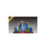 1000D PVC Tarpaulin Clown Kids Commercial Inflatable Slides YHS-006 for Advertising thumbnail-1