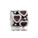 Enamel BeadsEuropean Style Beads With Thick Silver Plating Beads thumbnail-1