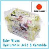Japan Baby Wipes Hyaluronic Acid & Ceramide Baby Wipe 100sheets 3p/pack Wholesale