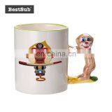 Custom Logo China Factory Direclty Supply 11oz Animal Mugs-Monkey With Box B1DW-09W