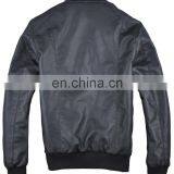 Latest Spring Thin Padded Handsome PU Leather Men Baseball Jacket thumbnail-2