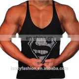 Wholesale Superman Design Mens Gym Muscle 100 Cotton Tank Top