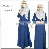 New Model Wholesale Islamic Clothing Latest Design Women Jubah Abaya in Dubai thumbnail-3