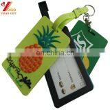 Custom Soft PVC Funny Pineapple Luggage Tag With Colorful Color thumbnail-1