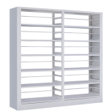 Library Double Sided Steel Book Rack Classic Bookshelf thumbnail-4