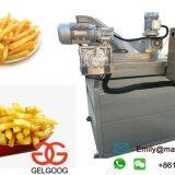 200 KG/H Finger Chips Frying Machine Price In Pakistan/ French Fries Frying Machine For Sale thumbnail-1