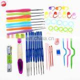 52Pcs Multicolour Aluminum Crochet Hook Knitting Kit Needles Set Weave Craft Yarn Stitches thumbnail-2