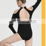 High Quality Long Sleeve Elegant Dance Leotards With Shoulder Cut Outs Women's Bodysuit thumbnail-4