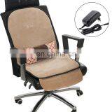 Soft Comfort Adjustable Temperature Electric Heating Home Office Chair Seat And Back Support Cushion With Hi-Low Heating Switch thumbnail-4