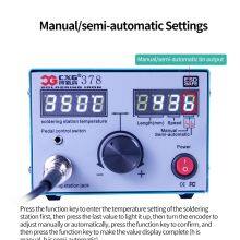 CXG 378 80W Automatic Solder Machine/feed Tin Machine/Soldering Stations Set/internal Continuous Welding Soldering Iron thumbnail-2