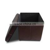 Strong Load-Bearing Foldable Storage Ottoman thumbnail-6