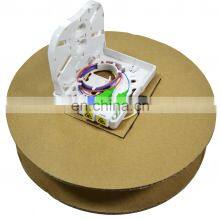 Fiber Optic Terminal Box 1 , 2 Port Fiber Optic Face Plate Panel FTTH Mini Terminal Box