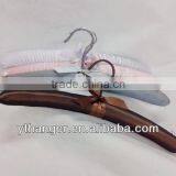 CL01 Fabric Cloth Hanger Foam Hangers Silk Hanger Brown thumbnail-1