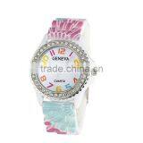 Hot Mix Colors Floral Geneva Watch thumbnail-4