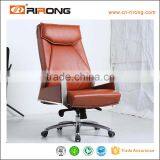 High Back Genuine Leather Luxury Chair Item A902 thumbnail-1