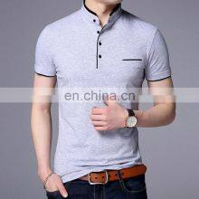 Wholesale High Quality Polo T-shirts for Men Custom Pattern Logo Premium Designs Comfortable Fitting OEM ODM thumbnail-4