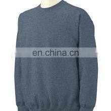 Wholesale Custom Logo Men Black Fashion Long Sleeve Blank Pullover Cotton Crew Neck Quantity Print OEM Customized Design Sweats thumbnail-3