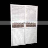 Customized Gross Decorated Sliding Door Wardrobe Closet Bedroom Furniture Set thumbnail-1