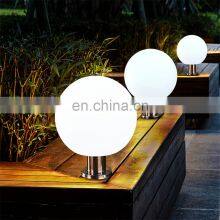 Christmas Party Garden Decoration Waterproof DMX Control Solar Charging Motion Lights Outdoor Garden Led Ball Stone Lamp thumbnail-1