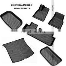2022 All Weather 3D Car Mats for Tesla Model Y Customized Car Floor Mat for 2022 Model Y Back Seat Cover Mats Car Accessories thumbnail-2
