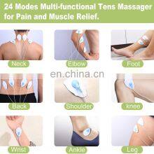 Dual Channel TENS EMS Unit 24 Modes Muscle Stimulator for Pain Relief Therapy, Electronic Pulse Massager Muscle Massager thumbnail-3