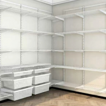 Wardrobe Home Furniture Metal Clothes Wardrobe Closet, Bedroom Hanging Cloth Storage Wire Rack Wire Closet thumbnail-2