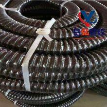 PU Steel Wire HoseThe Factory Directly Supplies Transparent PU Copper-plated Steel Wire Telescopic Bellows thumbnail-1