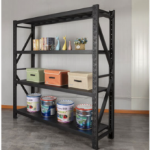 Supermarket Warehouse High Quality Rack Heavy Display Adjustable Boltless Rack Shelves Steel Metal Racking Shelf thumbnail-4