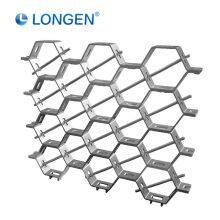 Thermostable SS304H Hex Steel Mesh China Tortoise Shell Mesh Lance Tabs 1m*1m Perforated Stainless Steel Wire for Reinforcing