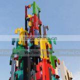 Interesting Abstract Metal Art Sculpture With Figure Shapes thumbnail-2