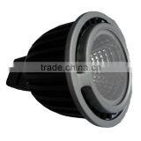 Black Aluminum Housing COB 7W LED Spotlights