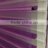 Home decoration polyester shangri-la blinds triple shades fabric
