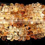 Imperial Topaz Pear Shape Beads thumbnail-2