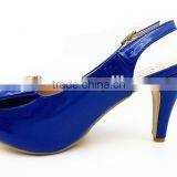 Surprise New High Heel Slingback Sandals With Button for Office Lady thumbnail-5