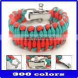 Wholesale Climbing 550 Cord Bracelet Custom Parachute Bracelet thumbnail-1