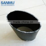 6" TPU lay-flat hose with couplings 200psi high quality flexible